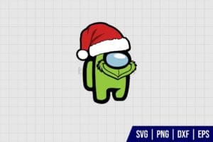 Among Us Grinch SVG