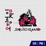 Among Us Squid Game SVG
