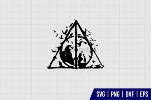 Deathly Hallows SVG Harry Potter SVG