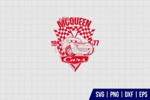 Disney Cars Lightning McQueen SVG