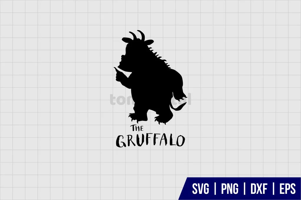 Gruffalo Black SVG