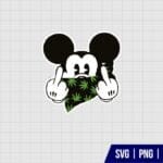 Mickey Mouse Cannabis SVG