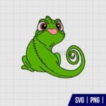 Rapunzel Pascal Tangled SVG
