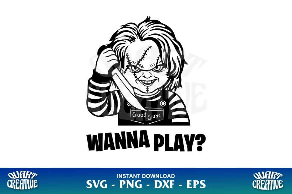 chucky wanna play svg
