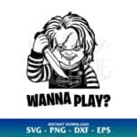 chucky wanna play svg