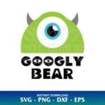 Googly Bear SVG Monsters Inc SVG