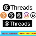 instagram threads logo icon svg