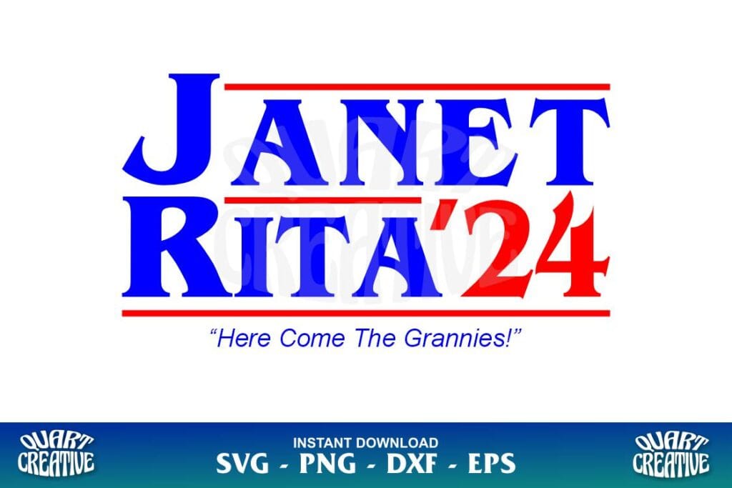 janet and rita 2024 svg Janet And Rita 2024 SVG