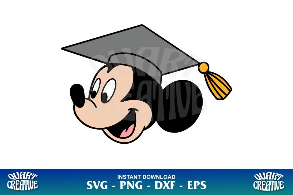 mickey mouse graduation svg Mickey Mouse Graduation SVG