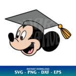 Mickey Mouse Graduation SVG