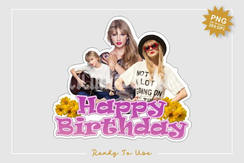 taylor swift cake topper png Taylor Swift Cake Topper PNG