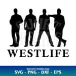 westlife silhouette svg