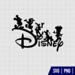 All Mouse Disney SVG