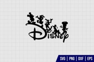 All Mouse Disney SVG