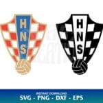 Croatia National football Team Logo SVG