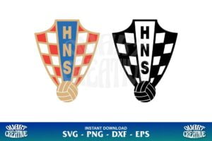 Croatia National Football Team Logo SVG On Sale