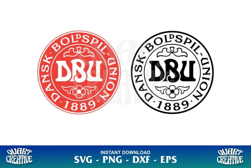 Denmark national football team logo svg Denmark National Football Team Logo SVG