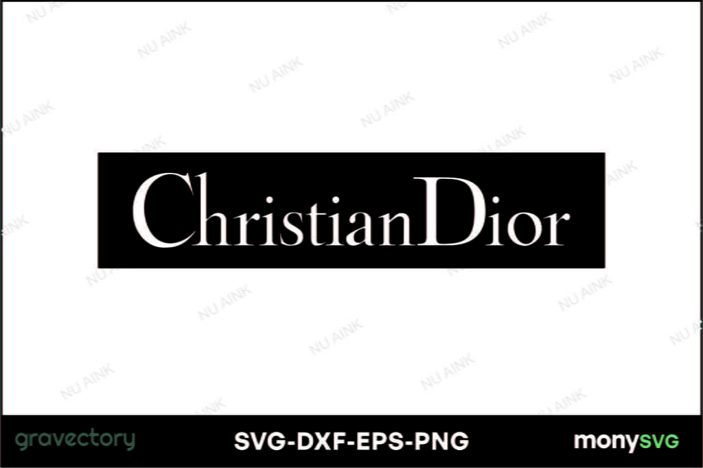Dior text Christian Dior text SVG