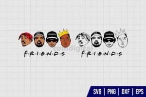 Famous Rapper Friend SVG