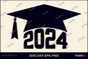 Graduate cap svg