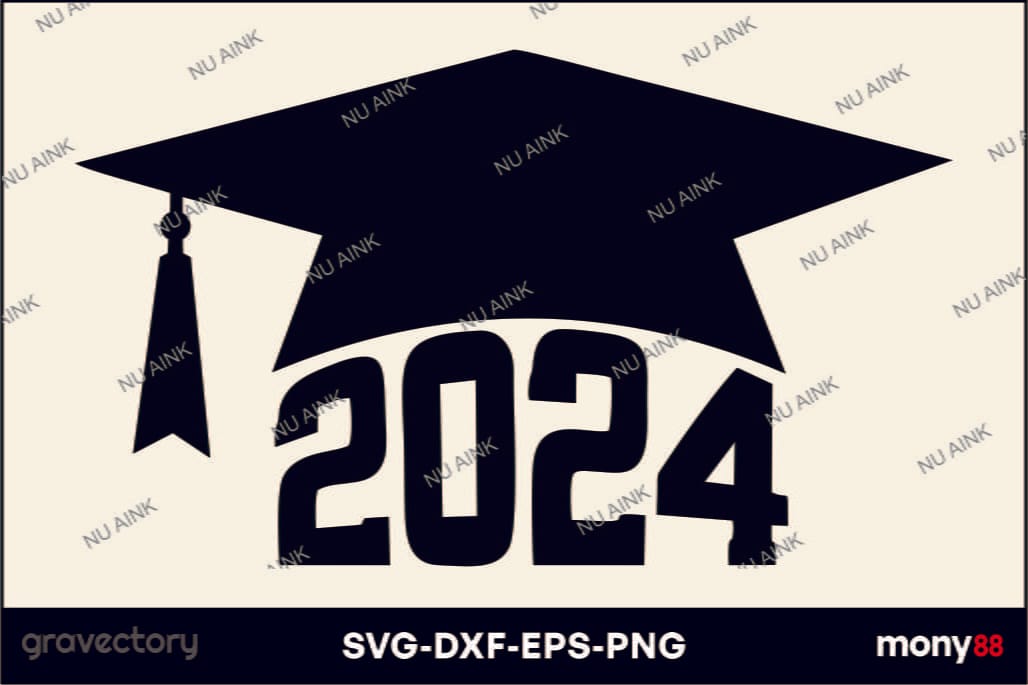 Graduate Cap SVG - Gravectory