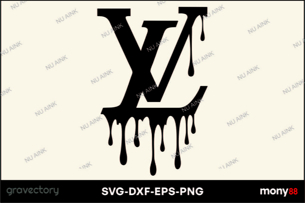 LV logo drip LV logo drip SVG