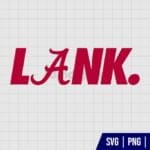 Lank Alabama NCAA Football SVG