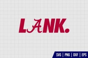 Lank Alabama NCAA Football SVG