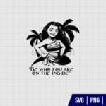 Moana Silhouette SVG