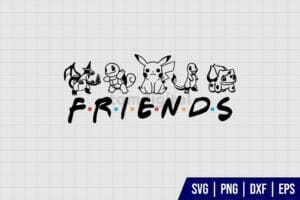 Pokemon Friends SVG