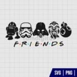 Star Wars Friends SVG