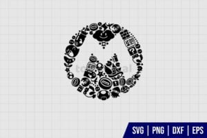 Super Mario Logo M SVG