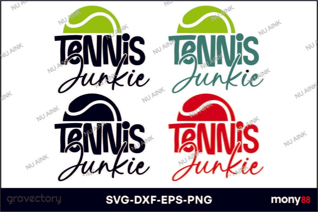 Tennis junkie Tennis junkie svg