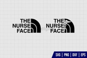 The Nurse Face Logo SVG