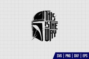 This Is The Way Mandalorian SVG