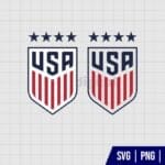 USA Womens Soccer Logo SVG