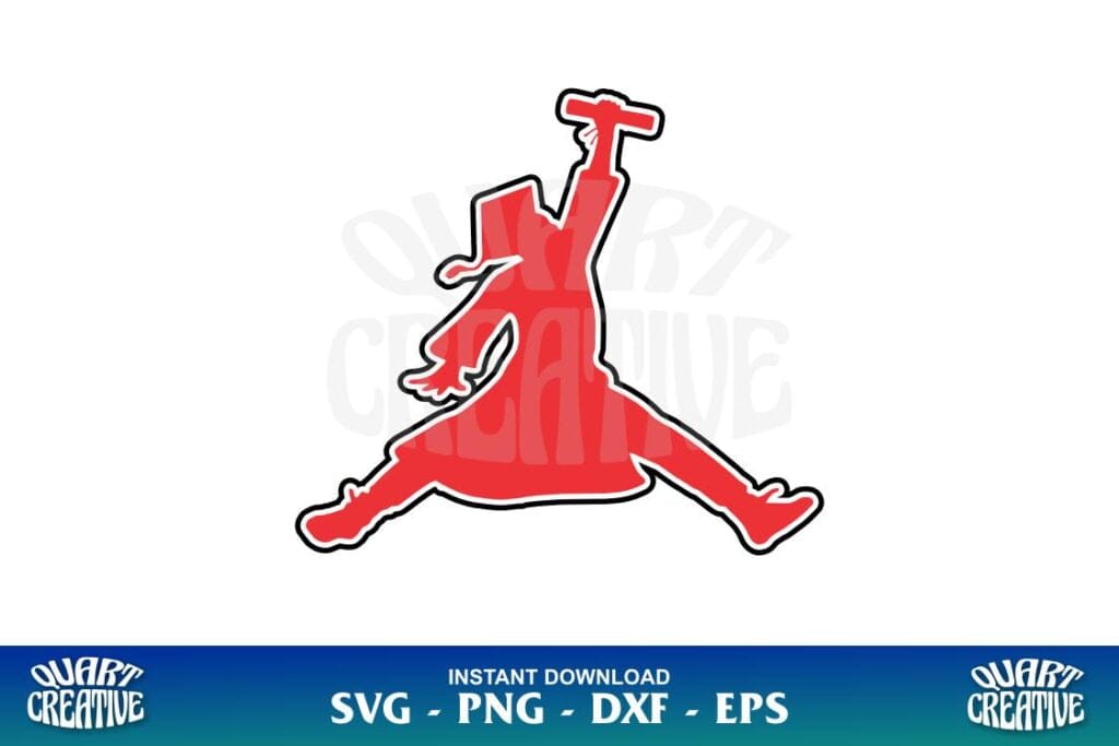 air graduation jumpman svg Air Graduation Jumpman SVG