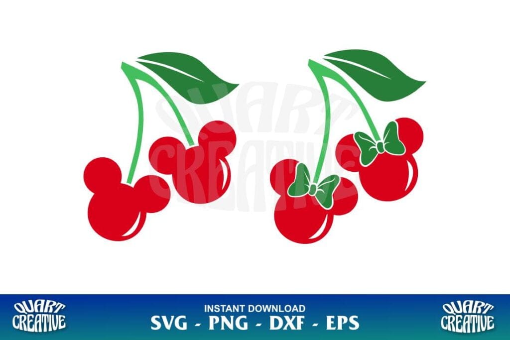 cherry mickey minnie svg Cherry Mickey Minnie SVG