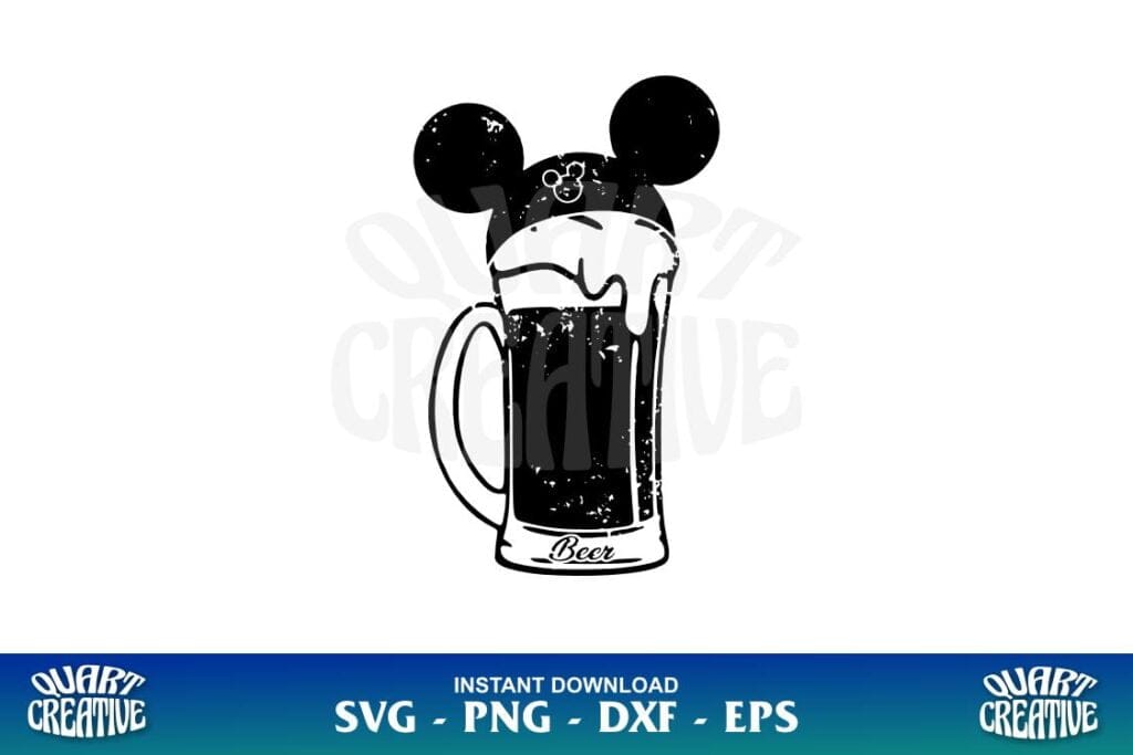 disney beer mickey svg Disney Beer Mickey SVG