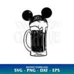 Disney Beer Mickey SVG