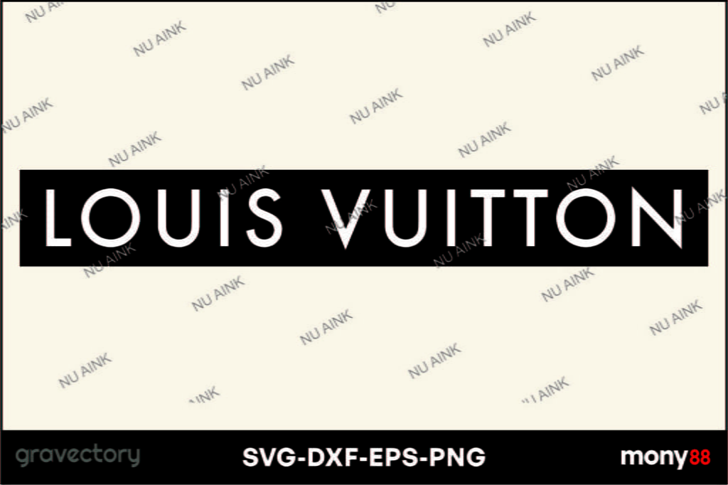 louis vuitton logo text sticker 1 Louis Vuitton logo text SVG