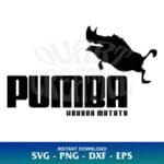 pumba svg hakuna matata svg