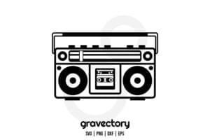 tape recorder svg vector