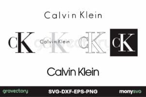 Calvin Klein logo bundle SVG