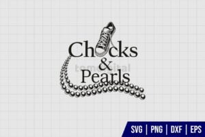 Chucks And Pearls SVG