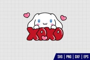 Cinnamoroll XOXO SVG