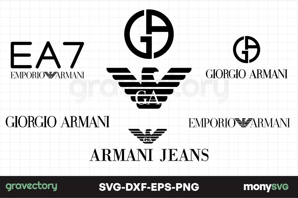 Emporio Armani logo bundle SVG