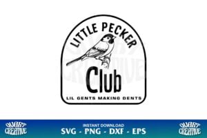 Little Pecker Club SVG