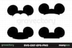 Mickey Ears Bundle SVG - Gravectory