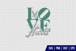 Philadelphia Eagles Love Hurts SVG